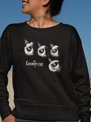The Grumpy Cat Sweatshirt Women's -T-Line Designs