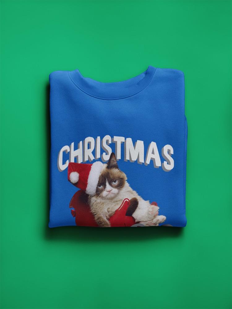Grumpy Cat: Christmas Shmistmas Sweatshirt Women's -T-Line Designs