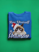 Grumpy Little Christmas Sweatshirt Women's -T-Line Designs