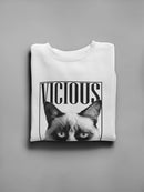 Grumpy Cat Poster Sweatshirt Women's -T-Line Designs