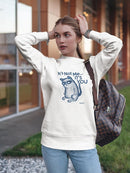 Hand Drawing Grumpy Cat Sweatshirt Women's -T-Line Designs