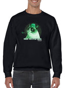 Irish You'd Go Away Grumpy Cat Sweatshirt Men's -T-Line Designs
