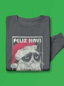 Navidon't Grumpy Cat Sweatshirt Men's -T-Line Designs
