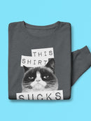This Sucks Grumpy Cat Sweatshirt Men's -T-Line Designs