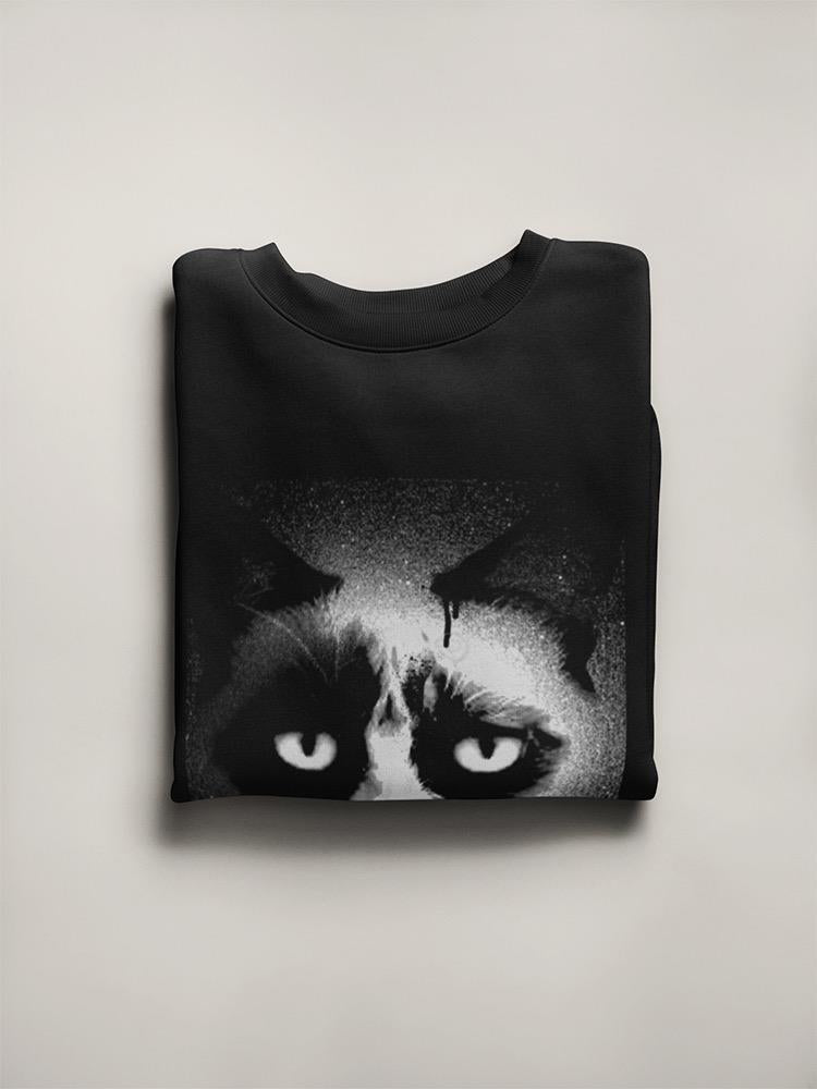 Grumpy Cat Not Impressed Sweatshirt Men's -T-Line Designs