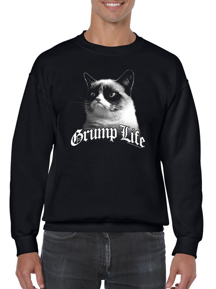 Grumpy Cat Grump Life  Sweatshirt Men's -T-Line Designs