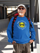 Grumpy Cat: Nice Day Some Place Else Sweatshirt Men's -T-Line Designs