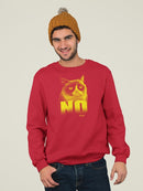 Grumpy Cat Yellow Design Sweatshirt Men's -T-Line Designs