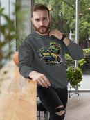 Rat Fink Car Eat Car Hot Rod Sweatshirt Men's -T-Line Designs