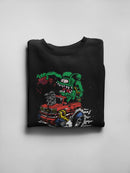 Rat Fink Hot Rod Monster Truck Sweatshirt Men's -T-Line Designs