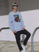 Rat Fink Hot Rod Monster Truck Sweatshirt Men's -T-Line Designs