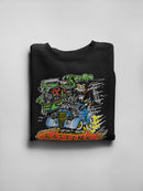 Rat Fink Rat And Reaper Sweatshirt Men's -T-Line Designs
