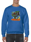 Rat Fink Rat And Reaper Sweatshirt Men's -T-Line Designs