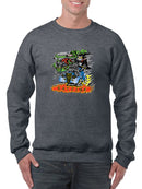 Rat Fink Rat And Reaper Sweatshirt Men's -T-Line Designs