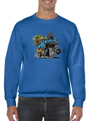 Rat Fink Big Wheels Sweatshirt Men's -T-Line Designs