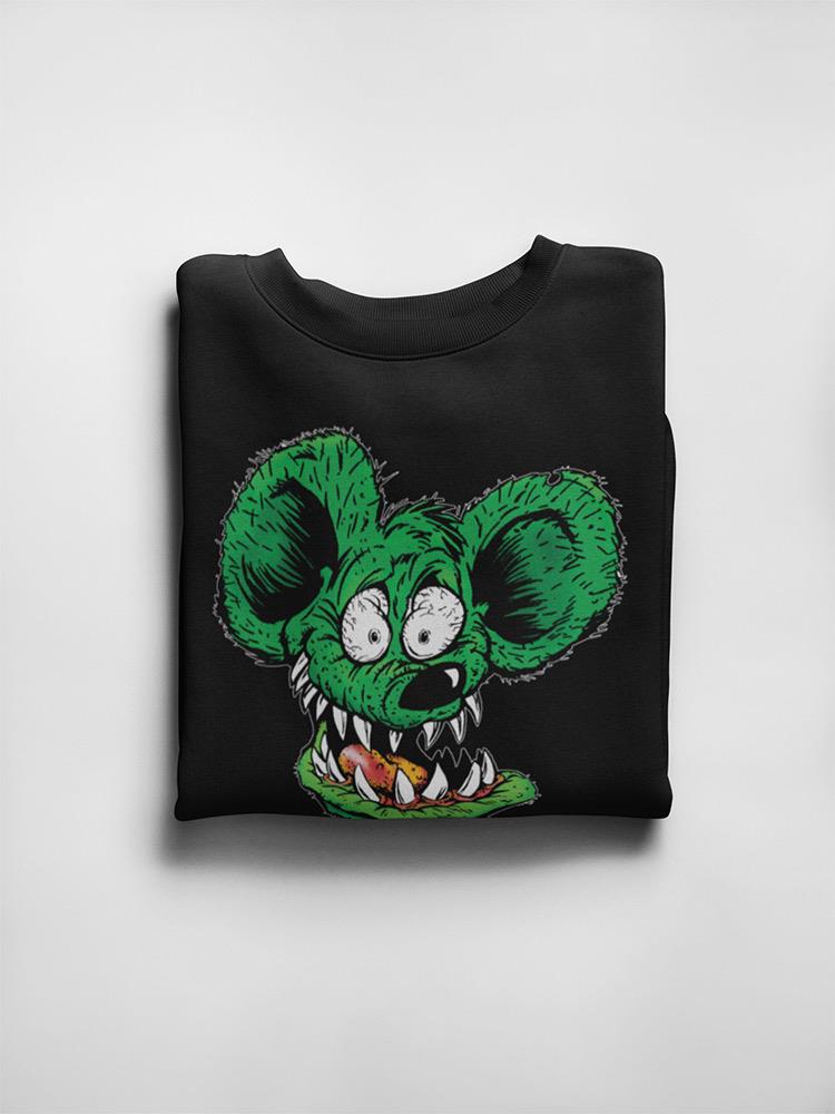 Rat Fink Creepy Face Sweatshirt Men's -T-Line Designs