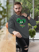 Rat Fink Creepy Face Sweatshirt Men's -T-Line Designs