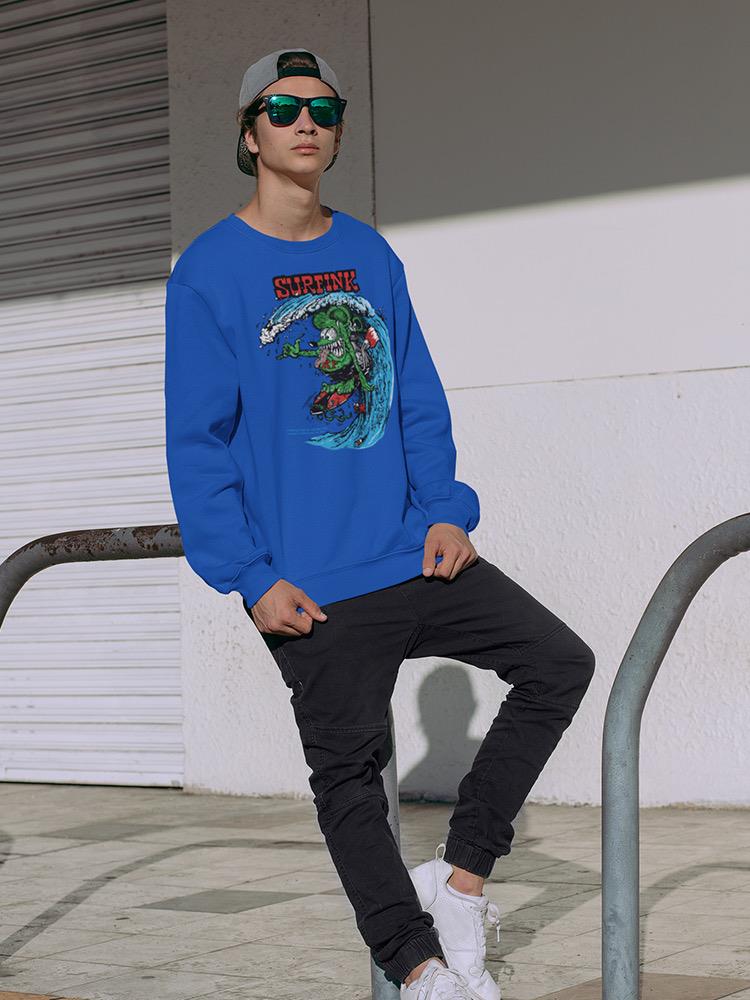 Rat Fink Surfink Shaka Sweatshirt Men's -T-Line Designs