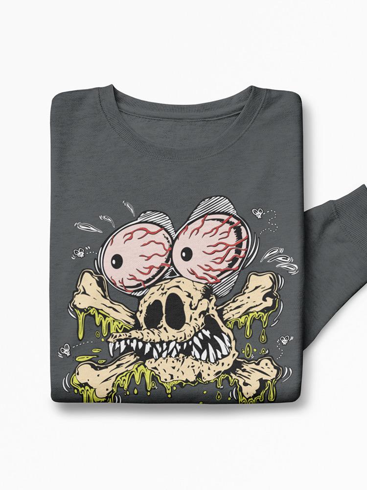 Rat Fink Bulging Eyes And Bones Sweatshirt Men's -T-Line Designs