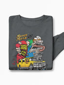 Rat Fink Rockin Rollin Hot Sauce Sweatshirt Men's -T-Line Designs