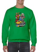 Rat Fink Rockin Rollin Hot Sauce Sweatshirt Men's -T-Line Designs