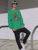 Rat Fink Rockin Rollin Hot Sauce Sweatshirt Men's -T-Line Designs