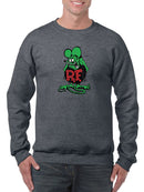 Rat Fink Sheepish Rat Sweatshirt Men's -T-Line Designs