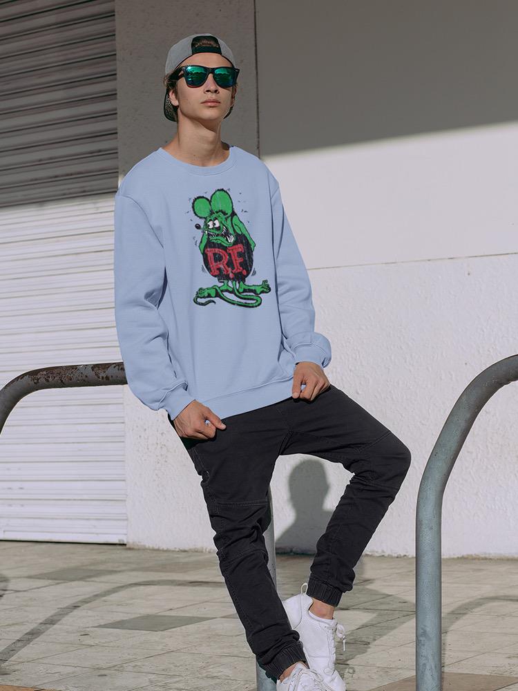 Rat Fink Sheepish Rat Sweatshirt Men's -T-Line Designs