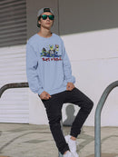 Rat Fink Rat N Roll Monster Band Sweatshirt Men's -T-Line Designs