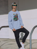 Rat Fink Rock N Roll Semi Truck  Sweatshirt Men's -T-Line Designs