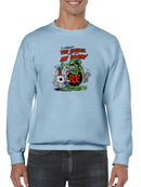 Rat Fink Eyeball Drink Sweatshirt Men's -T-Line Designs
