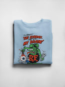 Rat Fink Eyeball Drink Sweatshirt Men's -T-Line Designs