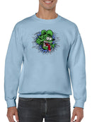 Rat Fink Through Hole Face Sweatshirt Men's -T-Line Designs