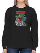 Rat Fink Beach Art Sweatshirt Women's -T-Line Designs