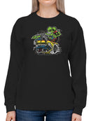 Rat Fink Speed Monster Sweatshirt Women's -T-Line Designs