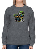 Rat Fink Speed Monster Sweatshirt Women's -T-Line Designs