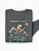 Rat Fink Take The Waitress Sweatshirt Women's -T-Line Designs