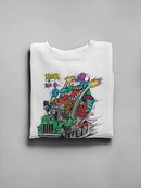 Rock N Roll Hot Pepper Sauce Sweatshirt Women's -T-Line Designs