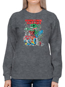 Rat Fink Surfink Faded Beach Art Sweatshirt Women's -T-Line Designs