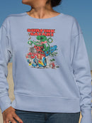 Rat Fink Surfink Faded Beach Art Sweatshirt Women's -T-Line Designs