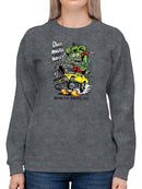 Rat Fink Money Talks Rat Sweatshirt Women's -T-Line Designs