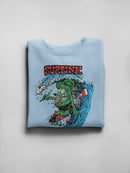 Rat Fink Surfing Rat Sweatshirt Women's -T-Line Designs