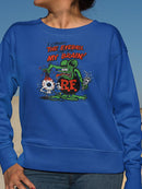 Rat Fink The Eyeball Grunge Art Sweatshirt Women's -T-Line Designs
