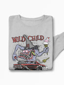 Wild Child Ice Cream Monster Sweatshirt Women's -T-Line Designs