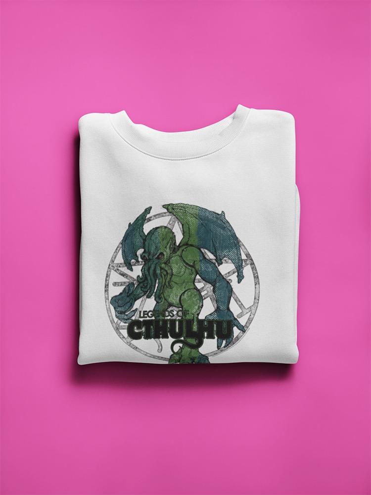 Legends Of Cthulhu Alien Logo Sweatshirt Women's -T-Line Designs