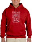 Cthulhu Eat Later Stripe Art Hoodie Men's -T-Line Designs