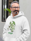 Cthulhu, Deep One And Professor Hoodie Men's -T-Line Designs