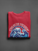 Cthulhu Greater Evil President Sweatshirt Men's -T-Line Designs