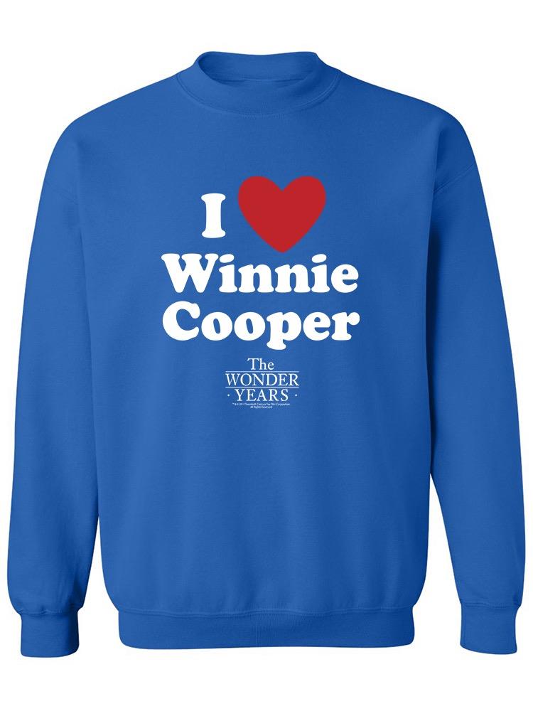 I Love Winnie Sweatshirt Men's -T-Line Designs