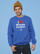 I Love Winnie Sweatshirt Men's -T-Line Designs